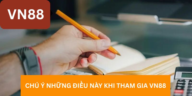 Chú ý những điều này khi chơi cá cược tại nhà cái Vn88
